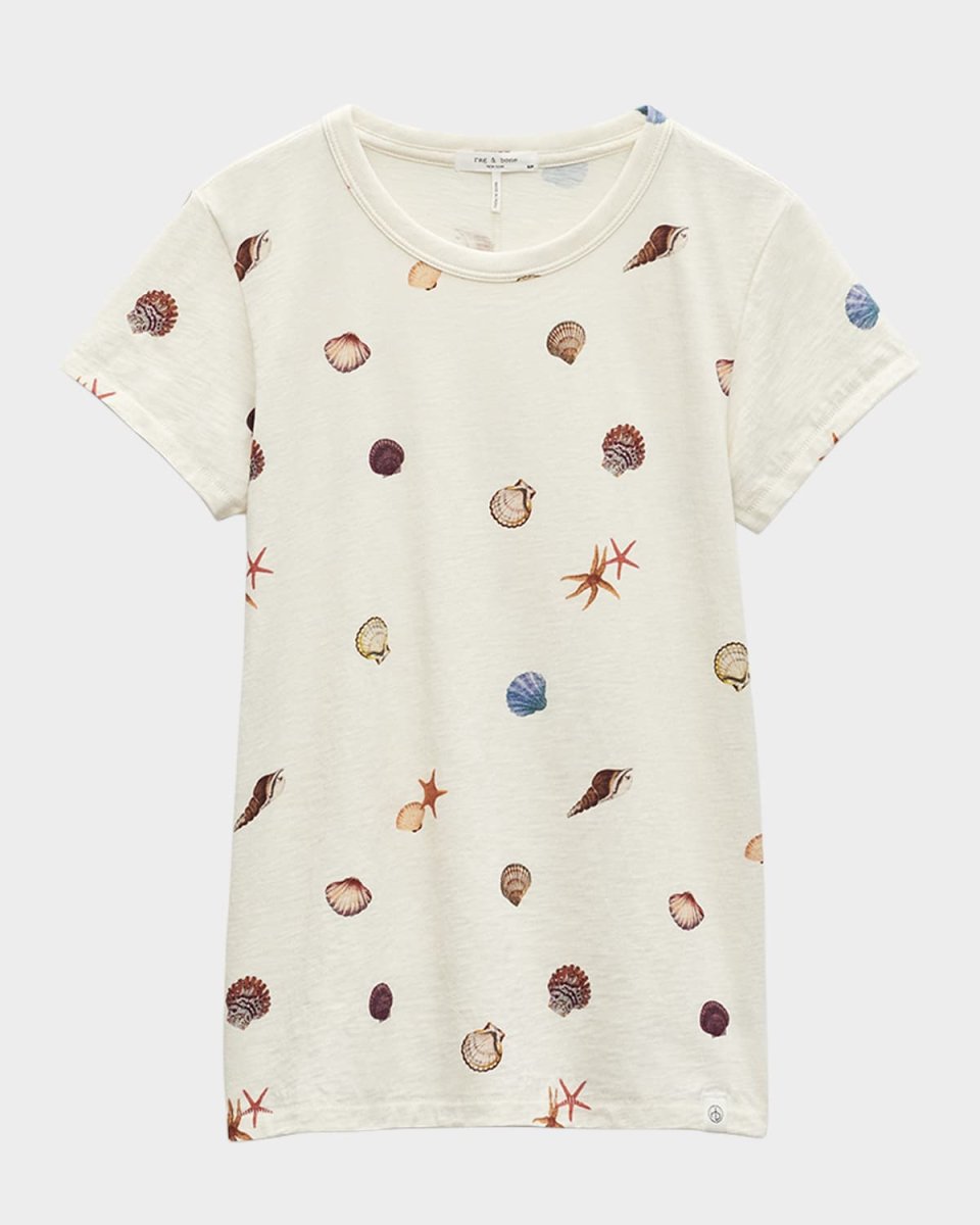 Short-Sleeve Allover Seashell T